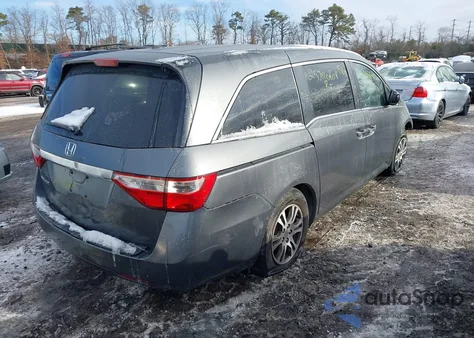 2012 Honda Odyssey Ex-L from USA, damaged, VIN 5FNRL5H69CB050339